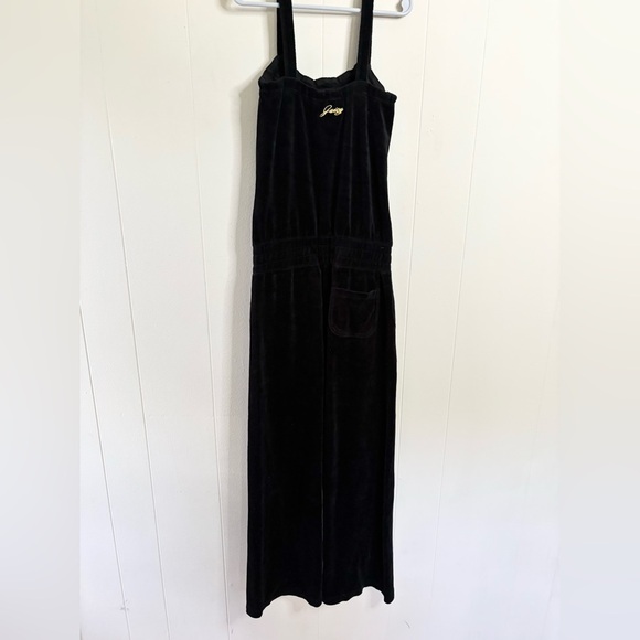 Juicy Couture velour wide leg jumpsuit size girls 8 - Picture 4 of 4